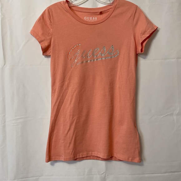 Guess Junior Women’s Coral T-Shirt - Picture 1 of 8
